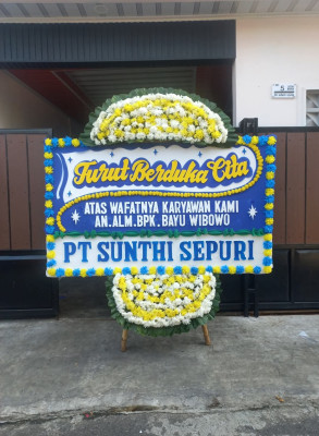 Papan Bunga Duka di Morowali