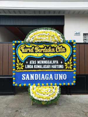 Papan Bunga Duka di Morowali